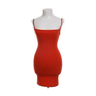 Kjole (Rød) fra Bershka Elastan, Viscose
