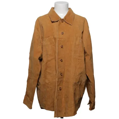 Läderjacka (Brun) från M.Flues Skinn, Polyester