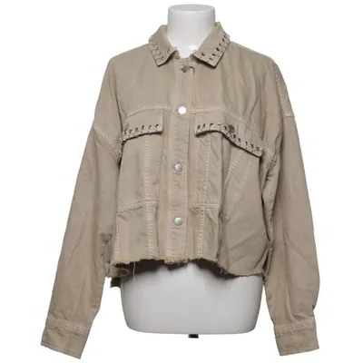 Denim jacket (Beige) from Zara Cotton