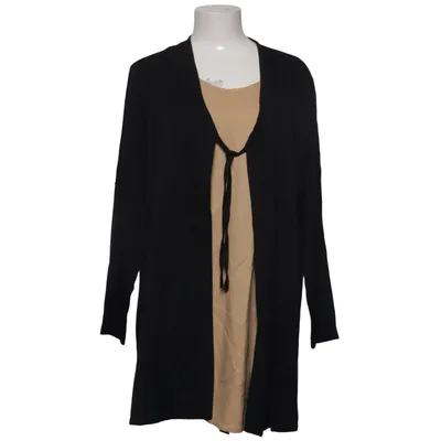Cardigan (Black, Beige) from Twenty One Polyester, Viscose