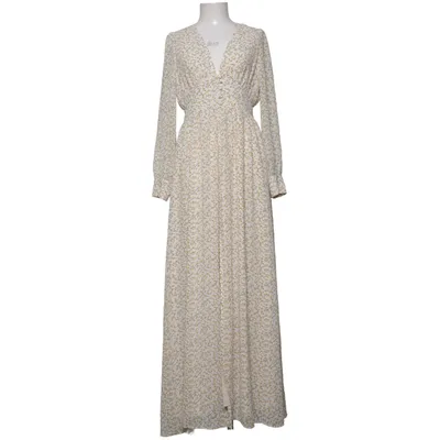 Maxi jurk (Wit, Geel) van Adoore Polyester