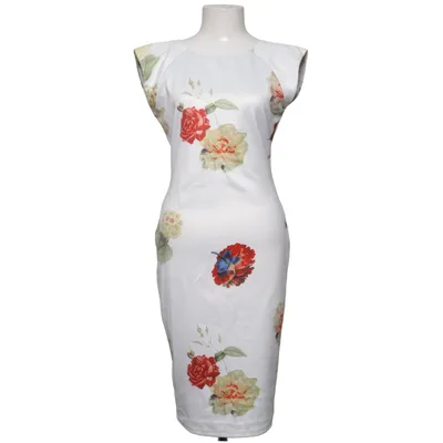 Dress (White, Multicolored) from AX Paris