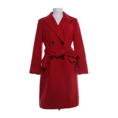 Coat (Red) from Laura Clement Wool, Polyamide, Cashmere