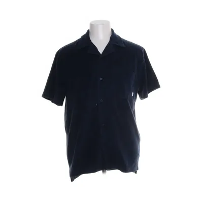 Kortärmad skjorta (Blå) från Woodbird Bomull, Polyester