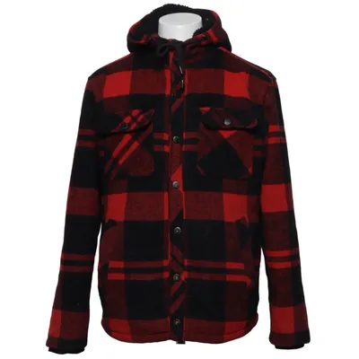 Overshirt (Rood, Zwart) van Black Squad Acryl, Polyester, Wol