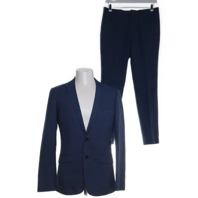 Jakkesæt (Blå) fra Topman Polyester, Viscose