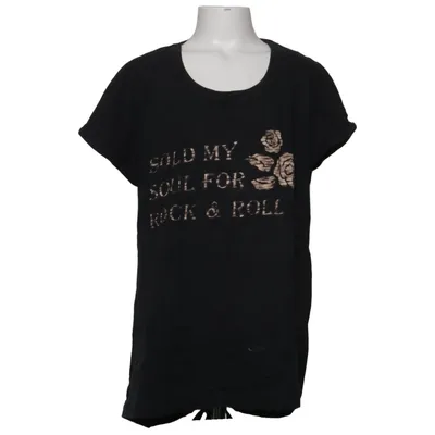 T-shirt (Svart) från Next Level Bomull, Polyester
