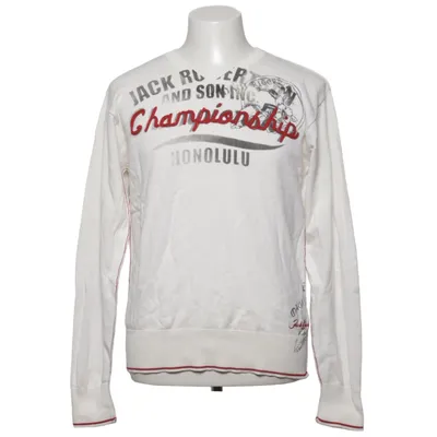 Pull-over (Blanc, Rouge, Noir) de Jack & Jones Vintage Denim Coton