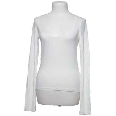Långärmad t-shirt (Vit) från NLY Elastan, Viskos
