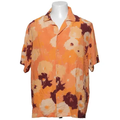 Chemise à manches courtes (Orange, Marron, Beige) de Zara