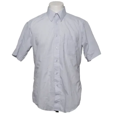 Kortärmad skjorta (Grå) från Oleg Cassini Bomull, Polyester