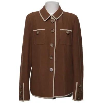 Kavaj (Brun) från Basler Elastan, Polyester, Ull