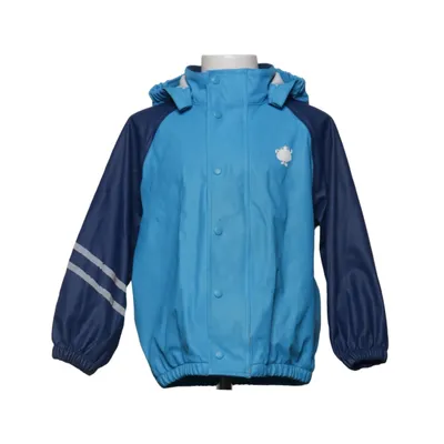 Regnjacka (Blå) från Vossatassar Polyester, Polyuretan
