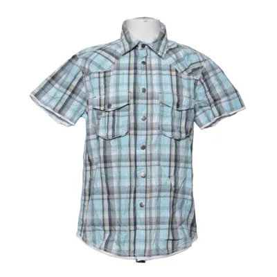 Korte mouwen shirt (Blauw, Groen, Wit) van Detroit Katoen