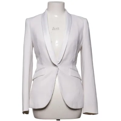 Tuxedo jacket (White) from H&M Elastane, Polyester, Viscose