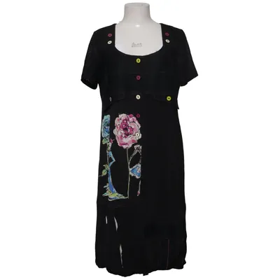Jurk (Zwart, Meerkleurig) van Pause Café Elastaan, Polyamide, Viscose