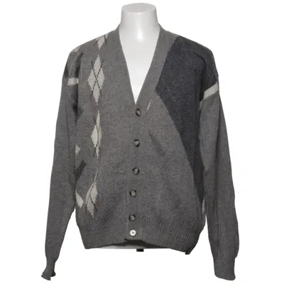 Cardigan (Grijs) van Shetland Polyamide, Wol