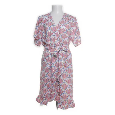 Omlottklänning (Vit, Flerfärgad) från VILA Polyester