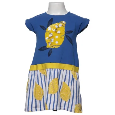 Jurk (Blauw, Geel, Wit) van Tuc Tuc Katoen, Elastaan, Polyester