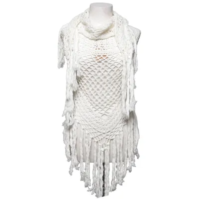 Poncho (Weiß) von Vintage Stories by KappAhl Baumwolle