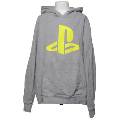 Hoodie (Gray, Yellow) from Playstation Cotton, Polyester