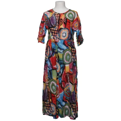Dress (Multicolored) from Zanzea Collection Cotton, Viscose