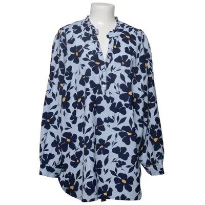 Blus (Blå, Gul, Flerfärgad) från Zizzi Polyester