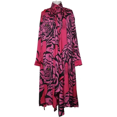 Kleid (Pink, Schwarz) von WOS Baumwolle, Polyester