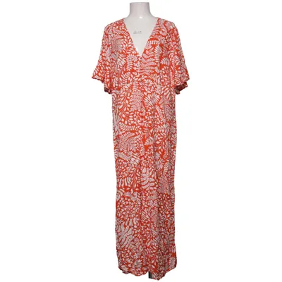 Maxi jurk (Rood, Wit) van Ellos Viscose