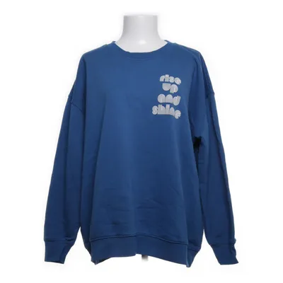 Sweatshirt (Blue, White) from Rock On & Namaste Organic cotton, Recycled polyester