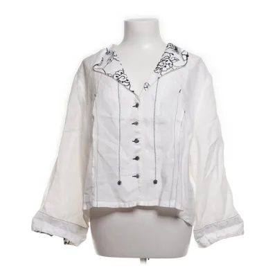 Blus (Vit, Svart) från Pause Café Bomull, Linne, Polyester