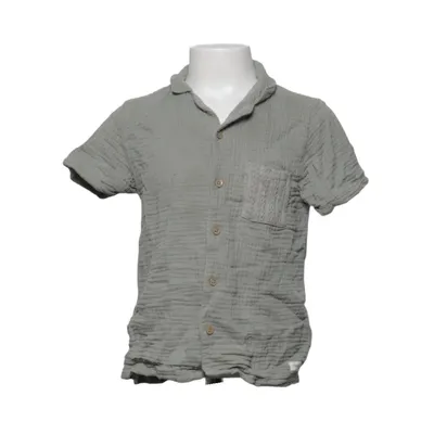 Short sleeve shirt (Green) from Newbie by KappAhl Cotton