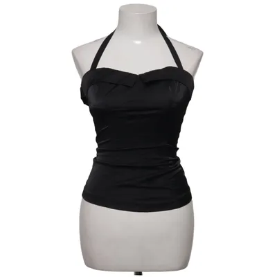 Halter neck top (Black) from Anna & Anna Cotton, Elastane