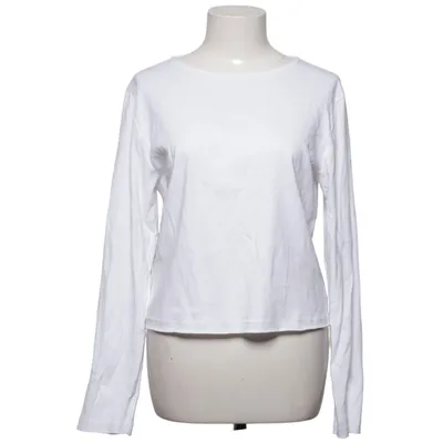 T-shirt à manches longues (Blanc) de Stay Coton, Élasthane