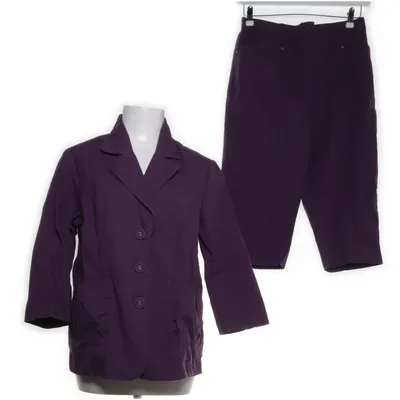 Set (Purple) from Daxon Cotton, Elastane