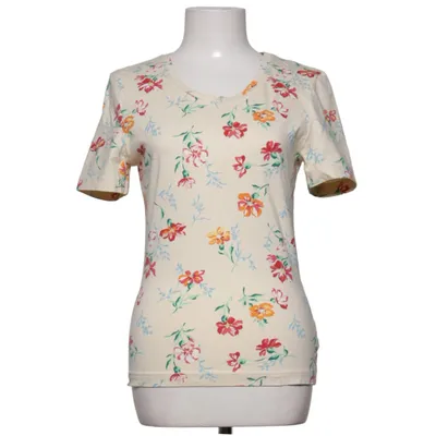 T-shirt (Beige, Multicolored) from Jackpot by Carli Gry Cotton, Elastane