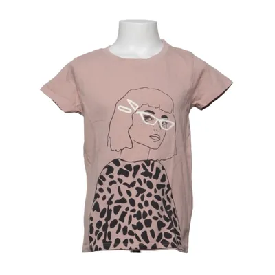 T-shirt (Beige) fra Cool Club by SMYK Bomuld
