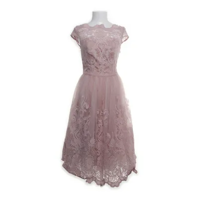 Robe de cocktail (Rose) de Chi Chi London Élasthane, Polyamide, Polyester