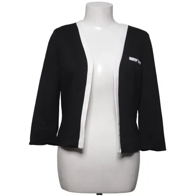 Cardigan (Black, White) from Via Cortesa Elastane, Polyester, Viscose