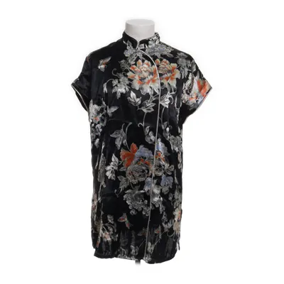 Cheongsam (Svart, Flerfärgad) Viskos