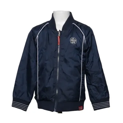 Omkeerbare jas (Blauw) van Dirkje Polyester