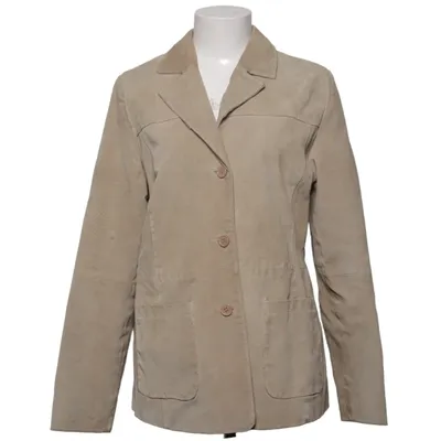 Læderblazer (Beige) fra Bigarreau Læder