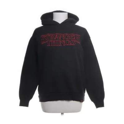 Hoodie (Black) from Stranger Things x Pull & Bear Cotton, Polyester