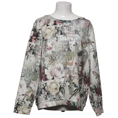 Sweatshirt (Beige, Flerfarvet) fra Margittes Elastan, Polyester, Viscose