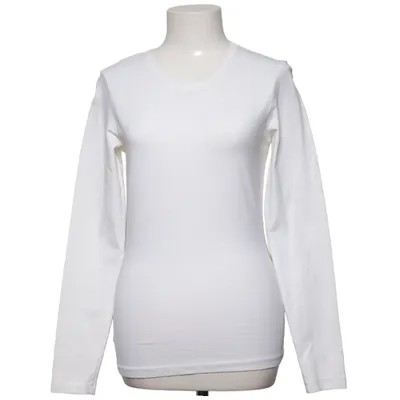Long sleeve T-shirt (White) from Cue Cotton, Elastane
