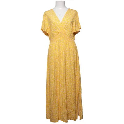 Robe longue (Jaune, Blanc) de Shein Viscose