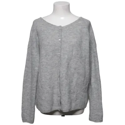 Cardigan (Gray) from La Maille Sézane Alpaca wool, Mohair, Polyamide, Polyester