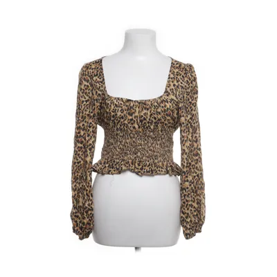 Crop top (White, Multicolored) from Thanne Polyester