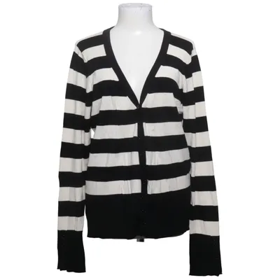 Cardigan (Noir, Blanc) de Cue Élasthane, Viscose