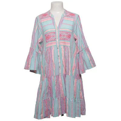 Dress (Green, Pink, Multicolored) from Siya Cotton